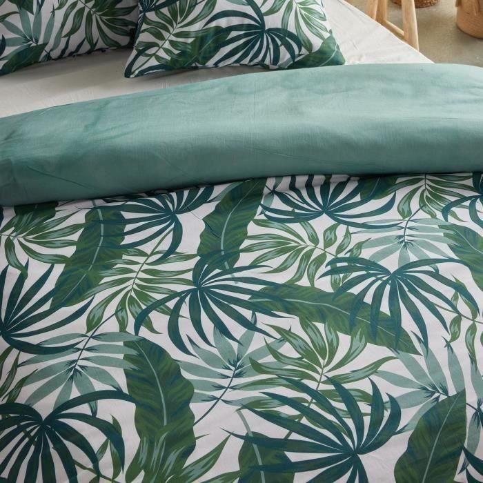Juego de cama - TODAY Crazy - Estampado jungla - 2 personas - 220 x 240 cm - Verde 2 Juego de cama - TODAY Crazy - Estampado jungla - 2 personas - 220 x 240 cm - Verde 2