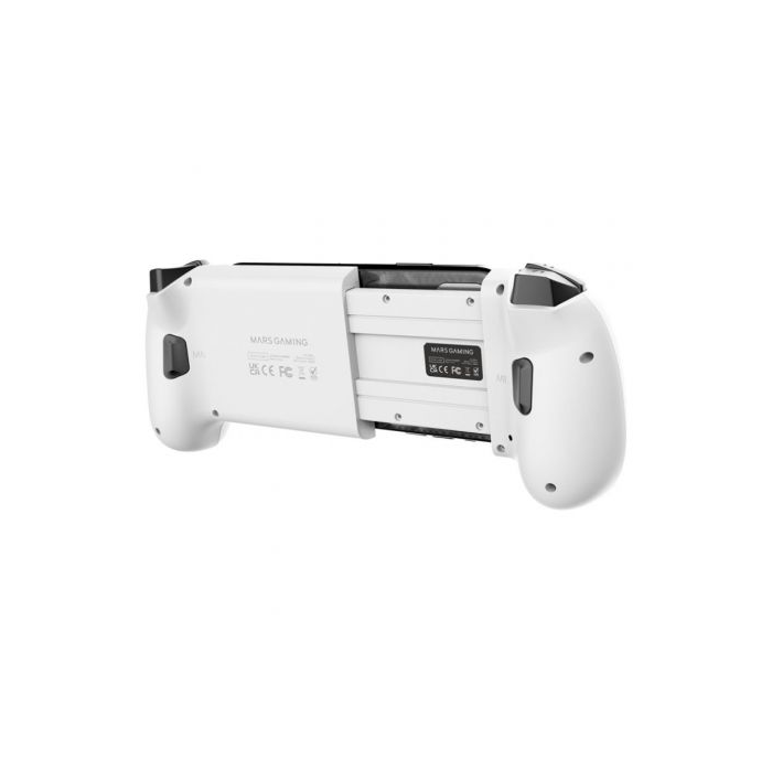 Mars Gaming MGPXPRO Gamepad Inalámbrico Bluetooth 5.0 Joysticks Hall Effect para PS4, Switch, PC, Android, iOS - Blanco 2