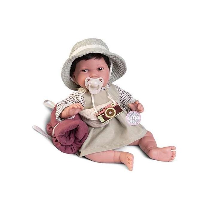 Muñeca recíen nacida pipa exploradora 42 cm cuerpo tela 1 Muñeca recíen nacida pipa exploradora 42 cm cuerpo tela 1