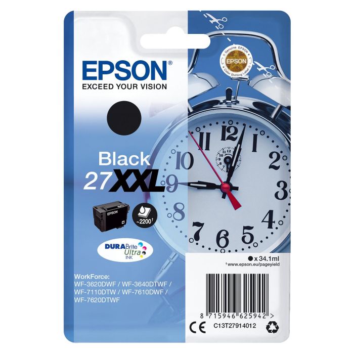 Epson T2791 Cartucho Tinta Negro XXL Epson T2791 Cartucho Tinta Negro XXL