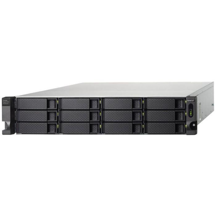 QNAP TL-R1200C-RP Unidad de expansión JBOD 12 bahías 2.5/3.5" USB-C 3.1 Gen2 10Gbps Rackmount 2U 4