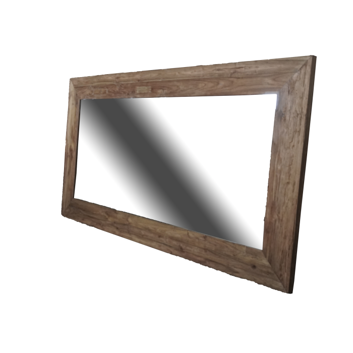 Espejo Moderno DKD Home Decor Natural 3 x 200 x 100 cm 1 Espejo Moderno DKD Home Decor Natural 3 x 200 x 100 cm 1