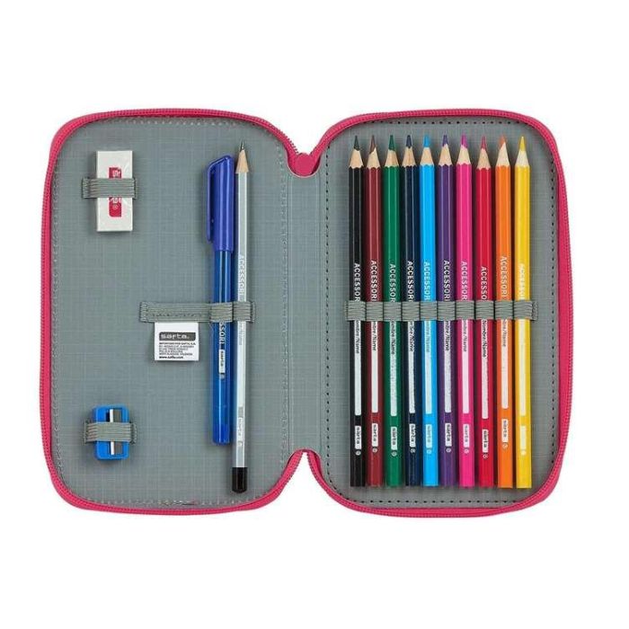 Plumier Doble BlackFit8 M854 Rosa 12.5 x 19.5 x 4 cm (28 piezas) 13 Plumier Doble BlackFit8 M854 Rosa 12.5 x 19.5 x 4 cm (28 piezas) 13
