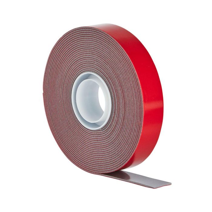 Cinta doble cara de montaje para exteriores, 19 mm x 5 m, máx 7 kg 1 Cinta doble cara de montaje para exteriores, 19 mm x 5 m, máx 7 kg 1