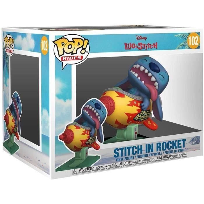 FUNKO Figura POP Rides Super Deluxe Lilo & Stitch - Stitch en Cohete 2