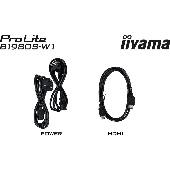 Iiyama ProLite B1980S-W1 Pantalla LED 19" 1280x1024 SVGA Blanco 6 Iiyama ProLite B1980S-W1 Pantalla LED 19" 1280x1024 SVGA Blanco 6
