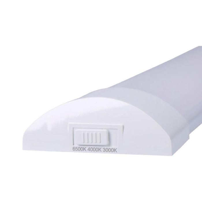 Edm Regleta LED 45W con Temperatura de Luz Variable 6500K/4000K/3000K, 4820 lm, 150x2.6x7.4 cm 3