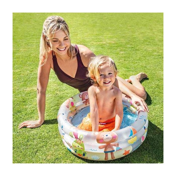 Intex Piscina Hinchable 3 Aros Animales con Suelo Hinchable para Niños 1-3 Años (61x22 cm, 28 Litros) Intex Piscina Hinchable 3 Aros Animales con Suelo Hinchable para Niños 1-3 Años (61x22 cm, 28 Litros)
