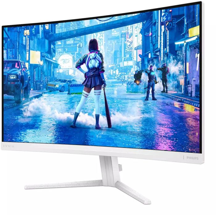 Philips 27M2C5201L Monitor Curvo 27 Pulgadas QHD 165Hz 1ms VA 2560x1440 16:9 Blanco Conexiones HDMI DP 4 Philips 27M2C5201L Monitor Curvo 27 Pulgadas QHD 165Hz 1ms VA 2560x1440 16:9 Blanco Conexiones HDMI DP 4