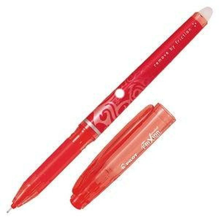 Boligrafo de tinta líquida Pilot Frixion Point Tinta borrable Rojo (12 Unidades) 1