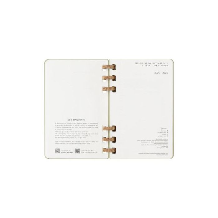 Agenda 12M 2026 Espiral Academica L (13 X 21 Cm) Kiwi Tapa Dura Moleskine DHSPK5212AMWH3Y26 2 Agenda 12M 2026 Espiral Academica L (13 X 21 Cm) Kiwi Tapa Dura Moleskine DHSPK5212AMWH3Y26 2