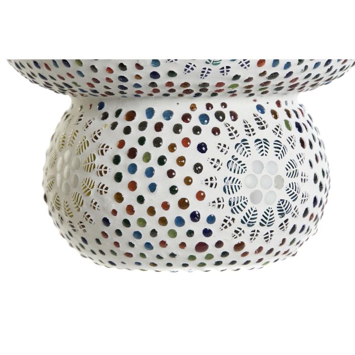 Lampara Sobremesa Shabby DKD Home Decor Multicolor Blanco 18 x 23 x 18 cm 2 Lampara Sobremesa Shabby DKD Home Decor Multicolor Blanco 18 x 23 x 18 cm 2