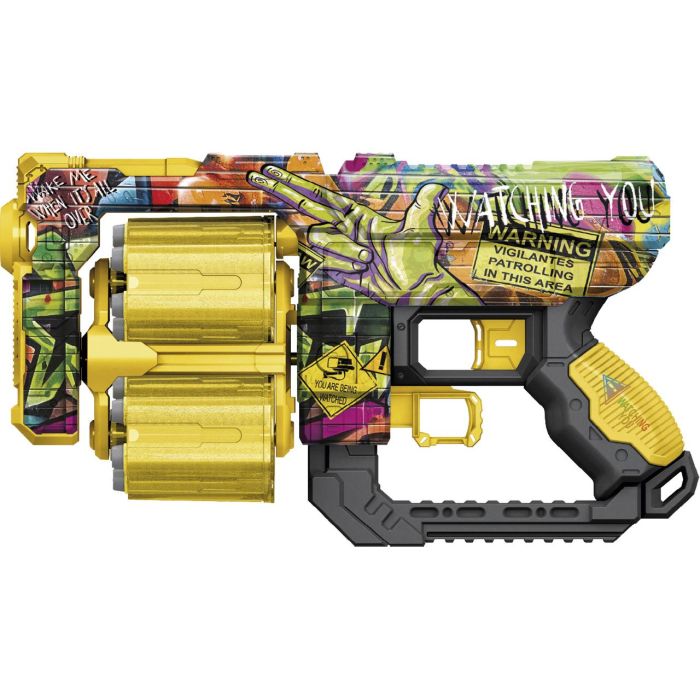 Tachan Pistola Street Shot Con Cargador Y 12 Balas T01034