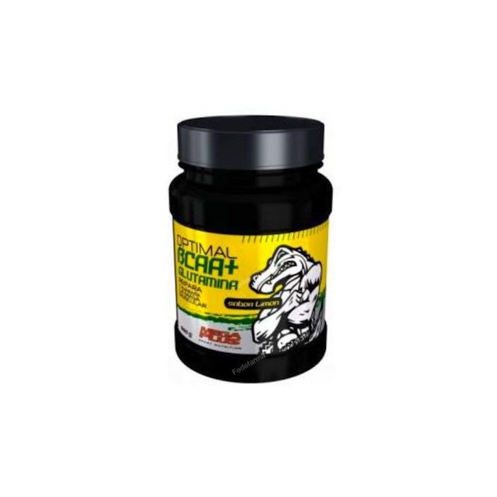 MEGA PLUS BCAA + Glutamina Mandarina-Limón 600g - Suplemento para desarrollo y recuperación muscular