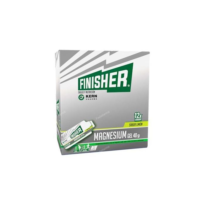 FINISHER Magnesio Gel 12 Sobres 40 g Sabor Limón
