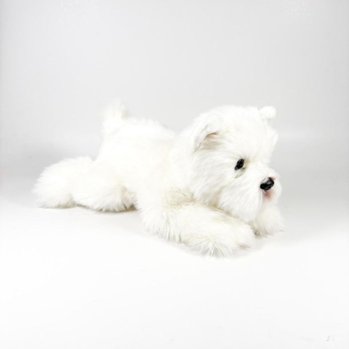 Peluche Terrier Blanco Tumbado 25Cm 939D00291 Bocalan 1 Peluche Terrier Blanco Tumbado 25Cm 939D00291 Bocalan 1