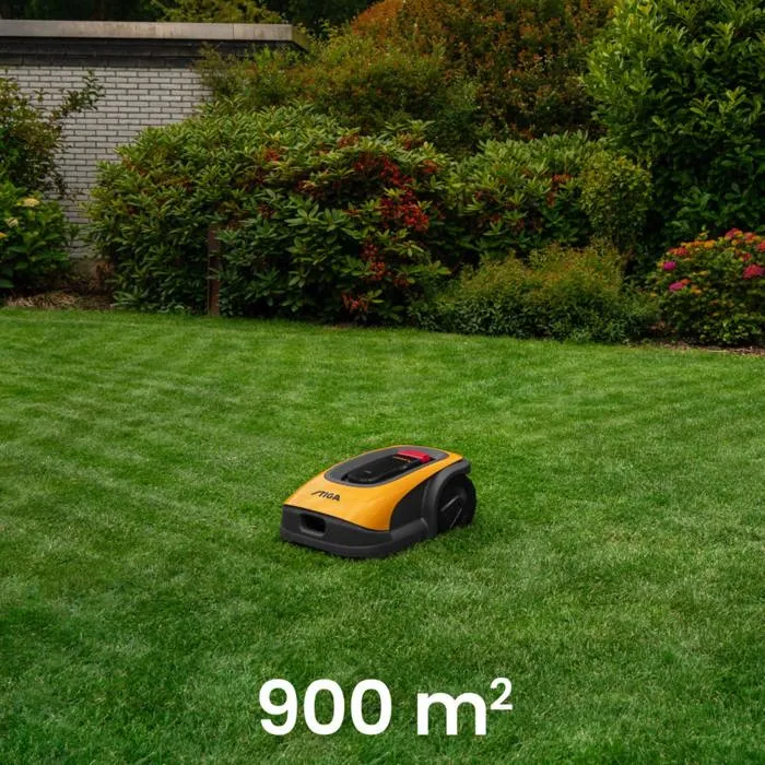 Stiga Robot Cortacésped A750 Autónomo Inalámbrico Máx. 900 m² Control App Pendientes 3