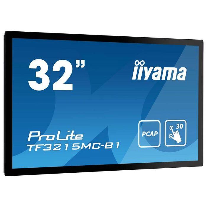 iiyama ProLite TF3215MC-B2 pantalla para PC 80 cm (31.5") 1920 x 1080 Pixeles Full HD LED Pantalla táctil Quiosco Negro iiyama ProLite TF3215MC-B2 pantalla para PC 80 cm (31.5") 1920 x 1080 Pixeles Full HD LED Pantalla táctil Quiosco Negro