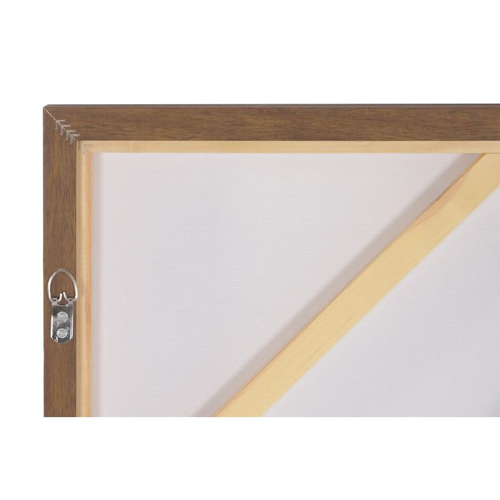 DKD Home Decor Cuadro Multicolor Mujer Rayas Lienzo PS 100 x 140 x 4 cm (2 Unidades)