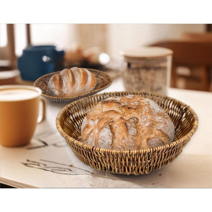 Inde Cesta Pan Oval My Bar de Polipropileno Reforzado 28.5 x 21.5 x 6.5 cm (18 Unidades) 6 Inde Cesta Pan Oval My Bar de Polipropileno Reforzado 28.5 x 21.5 x 6.5 cm (18 Unidades) 6