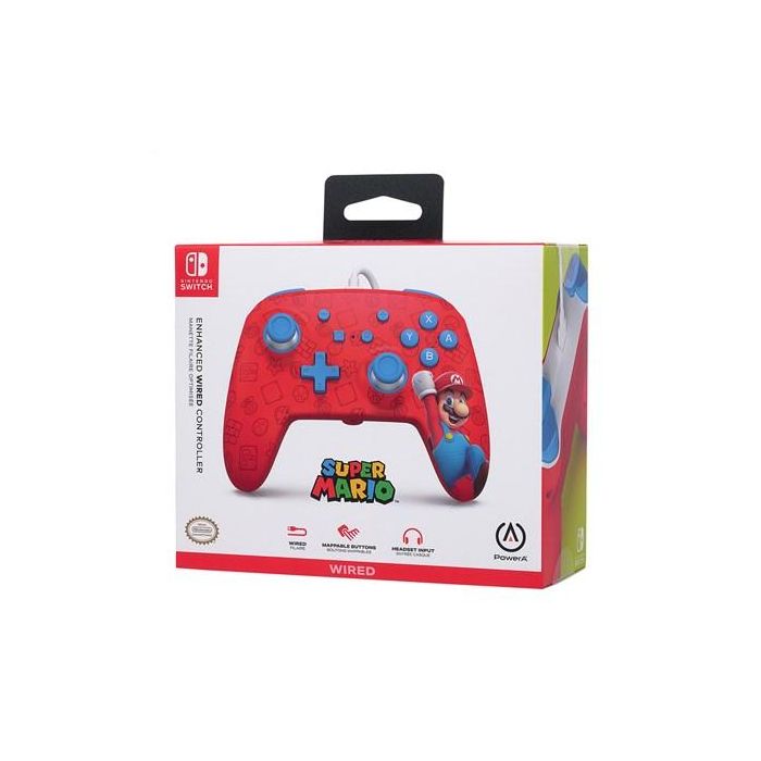 Power A NSGP0001-01 Mando con Cable Mejorado para Nintendo Switch - Diseño WOO-HOO! Mario 13 Power A NSGP0001-01 Mando con Cable Mejorado para Nintendo Switch - Diseño WOO-HOO! Mario 13