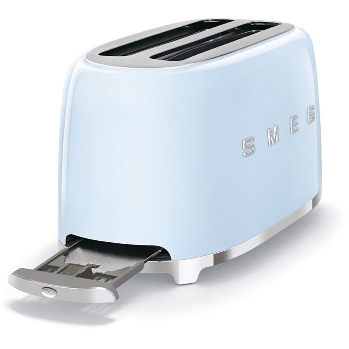 Smeg Tostadora 2X4 50's Style Pastel Blue TSF02PBEU 5 Smeg Tostadora 2X4 50's Style Pastel Blue TSF02PBEU 5