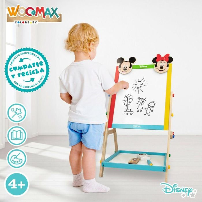 Pizarra 2 en 1 Disney 5 Piezas 4 Unidades 40 x 64,5 x 31,5 cm 2