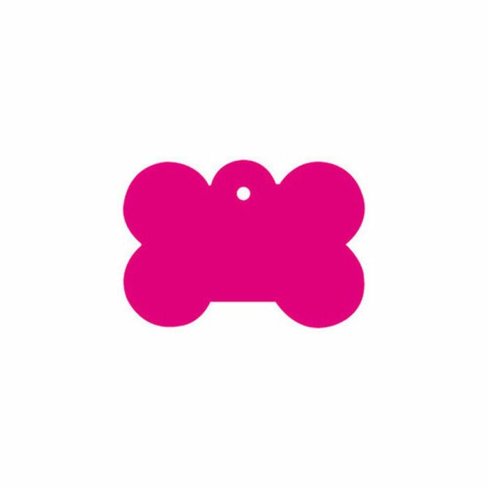Placa identificativa para collar Imarc Bone Rosa 1