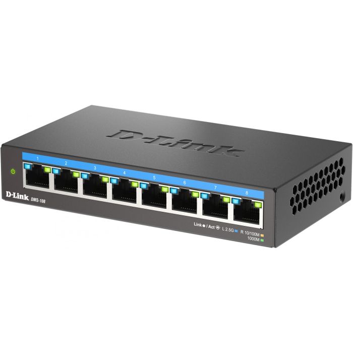 D - Link Switch Multigigabit 2.5G 8 Puertos Dms - 108 E, No Administrado, 40 Gbps, Escritorio 2