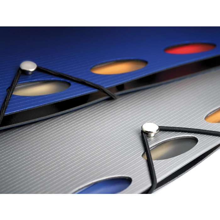 Liderpapel Cuaderno Espiral Micro Executive A4 Plástico 100 Hojas Cuadro 5mm Con Gomilla Plata 3