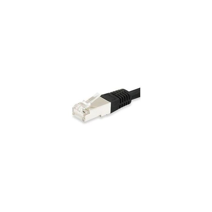 EQUIP 605692 Cable Patch Cat6A S/FTP LSZH de 3m Negro Doble RJ45 2