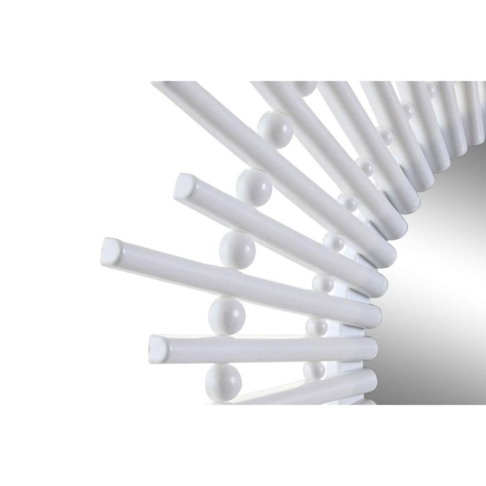 Espejo de pared DKD Home Decor Scandi Cristal Natural Blanco Polipropileno (50 x 2,5 x 50 cm) (2 Unidades) 2 Espejo de pared DKD Home Decor Scandi Cristal Natural Blanco Polipropileno (50 x 2,5 x 50 cm) (2 Unidades) 2