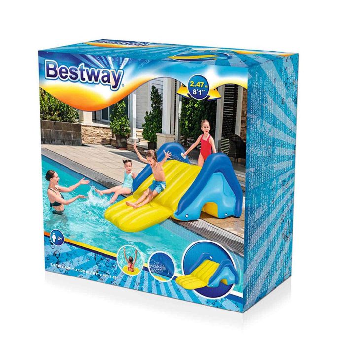 Bestway Tobogan Hinchable 247x124x100 cm +3 Años Piscina 52453 12