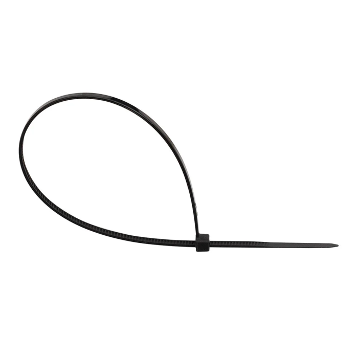 Q-connect Brida KF17186 Negra 200x2,5 mm Bolsa 100 Unidades Nailon Resistencia UV V-2 2