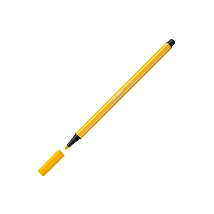 Stabilo Rotulador Pen 68 Acuarelable Amarillo Limón Punta Gruesa 1mm