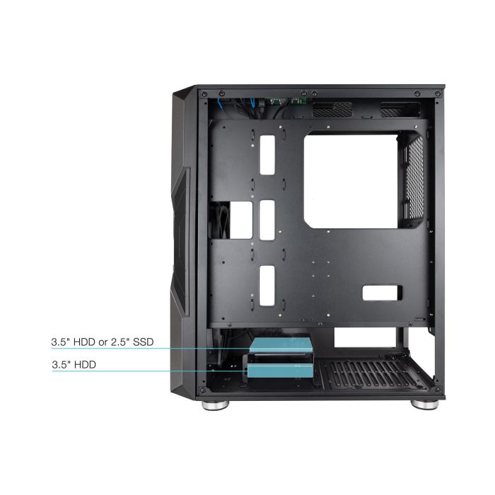 TOOQ CAJA SEMITORRE GAMING NIGHTCITY NEGRA 2 TOOQ CAJA SEMITORRE GAMING NIGHTCITY NEGRA 2