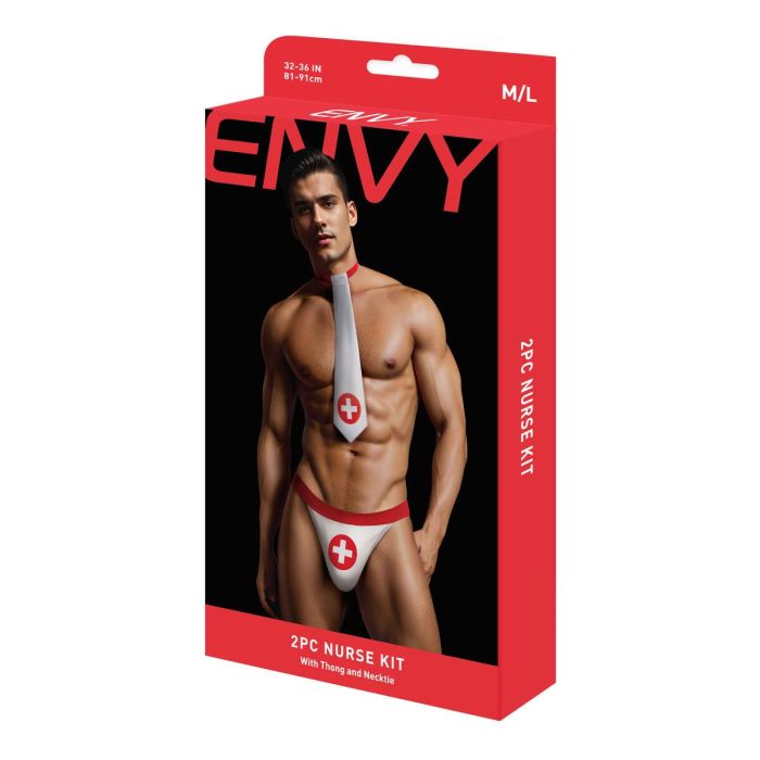 Disfraz Erótico Envy Blanco L/XL 2 Disfraz Erótico Envy Blanco L/XL 2