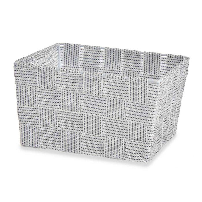 Cesta Tela Conica Rect Peq Blanco Kipit 20X11CM (24 Unidades) 2 Cesta Tela Conica Rect Peq Blanco Kipit 20X11CM (24 Unidades) 2