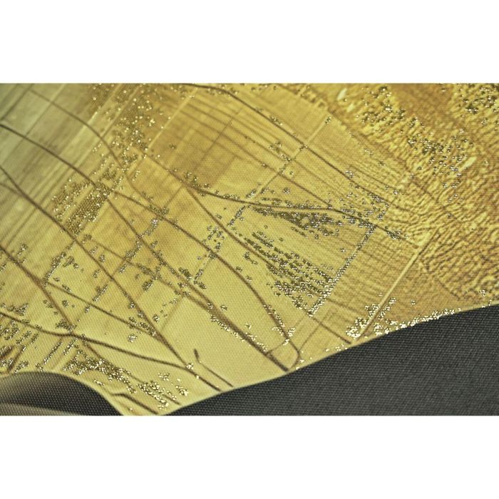 DKD Home Decor Cuadro Glam Dorado Negro 4 x 123 x 83 cm (2 Unidades) Lienzo y Ps Chica pendiente 3