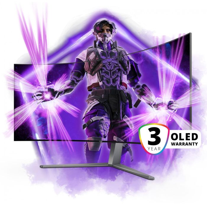 AOC AG456UCZD AGON PRO AG6 Monitor gaming curvo 45" OLED Wide QHD (3440x1440) 240Hz 0.03ms G-SYNC AMD FreeSync Premium 7
