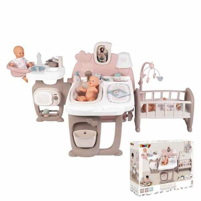 Casa de los bebés baby nurse con 3 areas de juegos para muñecos de hasta 42cm. 149x71x71cm Casa de los bebés baby nurse con 3 areas de juegos para muñecos de hasta 42cm. 149x71x71cm