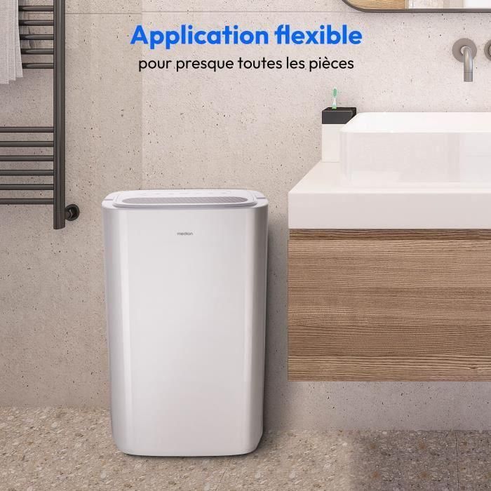 Deshumidificador - MEDION - 20L / día - Capacidad del tanque 5,4L 1 Deshumidificador - MEDION - 20L / día - Capacidad del tanque 5,4L 1