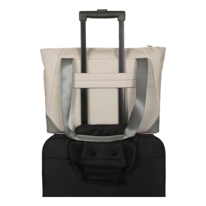 Targus TBA00113GL Bolso Tote Ávila para Portátil 16 pulgadas, Dama, EcoSmart, Cierre Magnético, Resistente al Agua, Roble 10