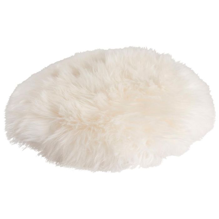 Day Cojín Asiento Cuero Piel de Cordero Diámetro 34 cm Pelo 4.5 cm Colores Surtidos 3