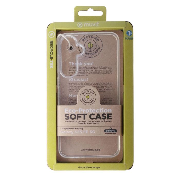 Funda para Móvil Muvit for Change Galaxy S23 FE 5G Transparente Samsung Galaxy S23 Ultra 6
