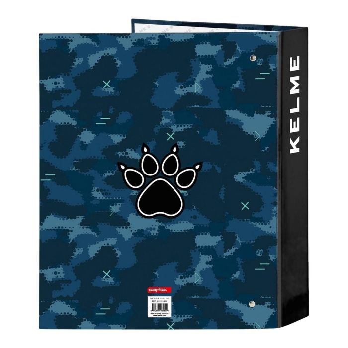 Carpeta de anillas Kelme Break Negro Azul marino A4 (40 mm) 1