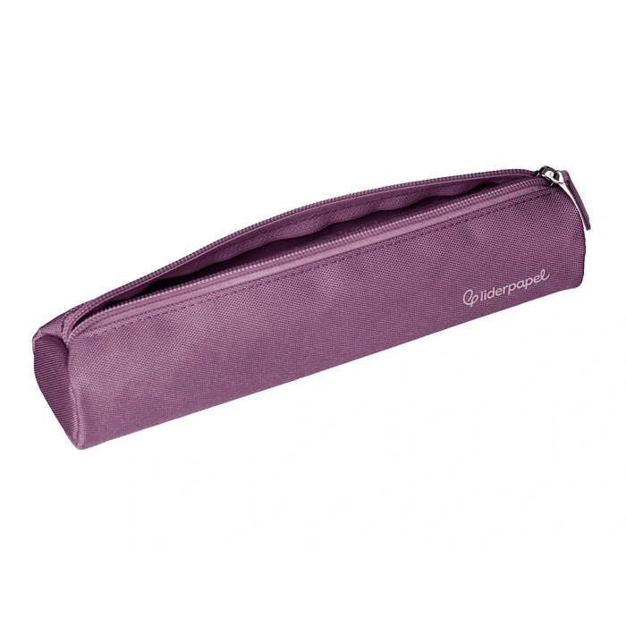 Liderpapel Estuche Portatodo Slim Cilíndrico Morado Empolvado 220x45mm 7