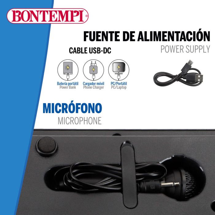 Piano Electrónico Bontempi 42 X 5 X 16 CM (6 Unidades) 4 Piano Electrónico Bontempi 42 X 5 X 16 CM (6 Unidades) 4