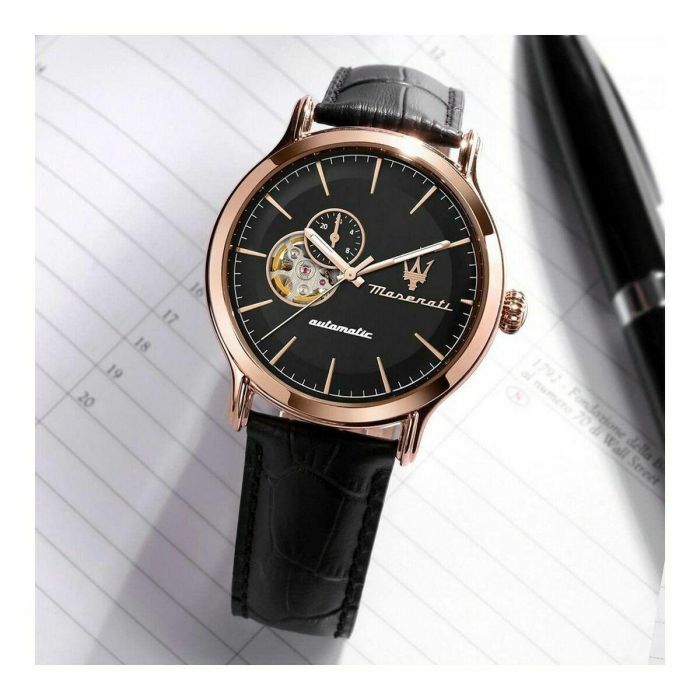 Reloj Hombre Maserati EPOCA AUTOMATIC Negro 1 Reloj Hombre Maserati EPOCA AUTOMATIC Negro 1