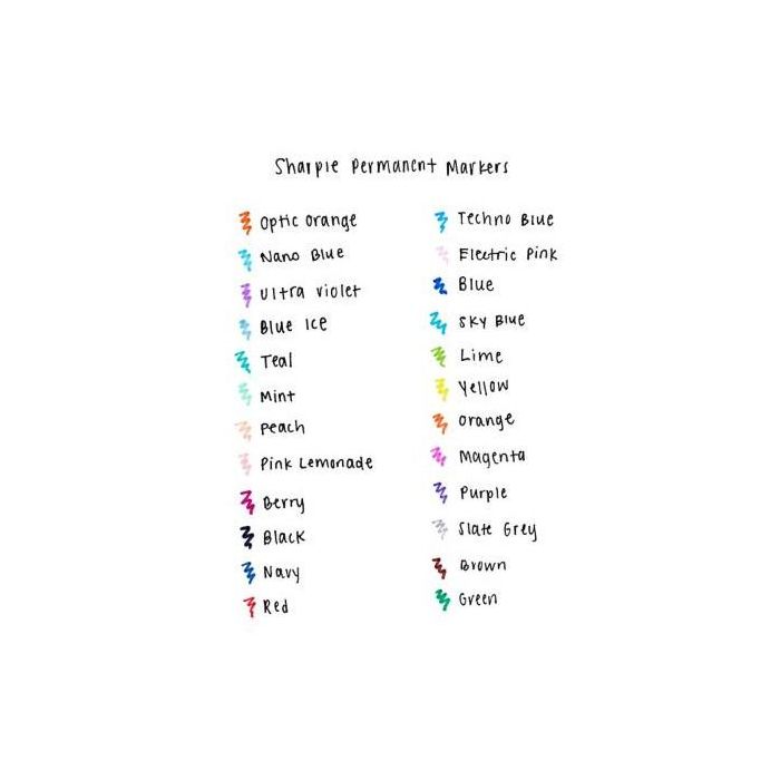 Sharpie Marker Fein Rundspitze F 18er Fun-Farben Blister 4